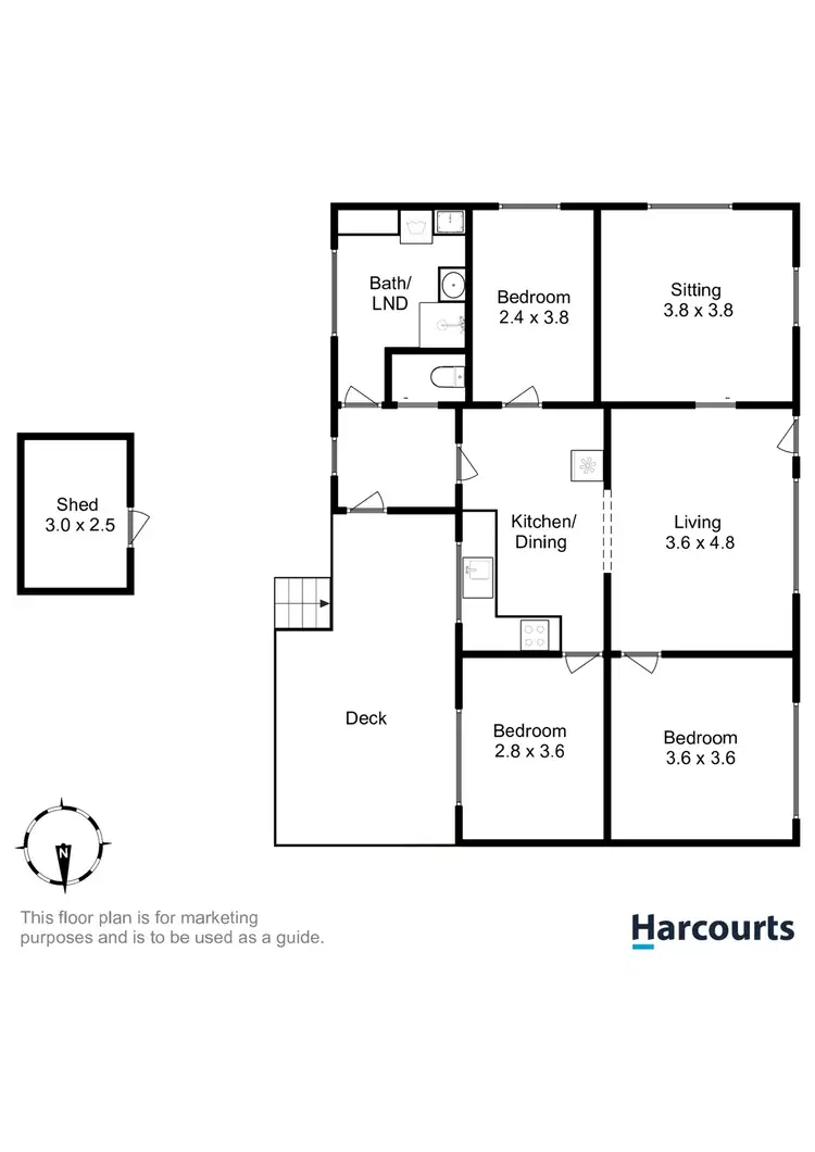 Floorplan of Homely house listing, 21 Midden Road, Primrose Sands TAS 7173