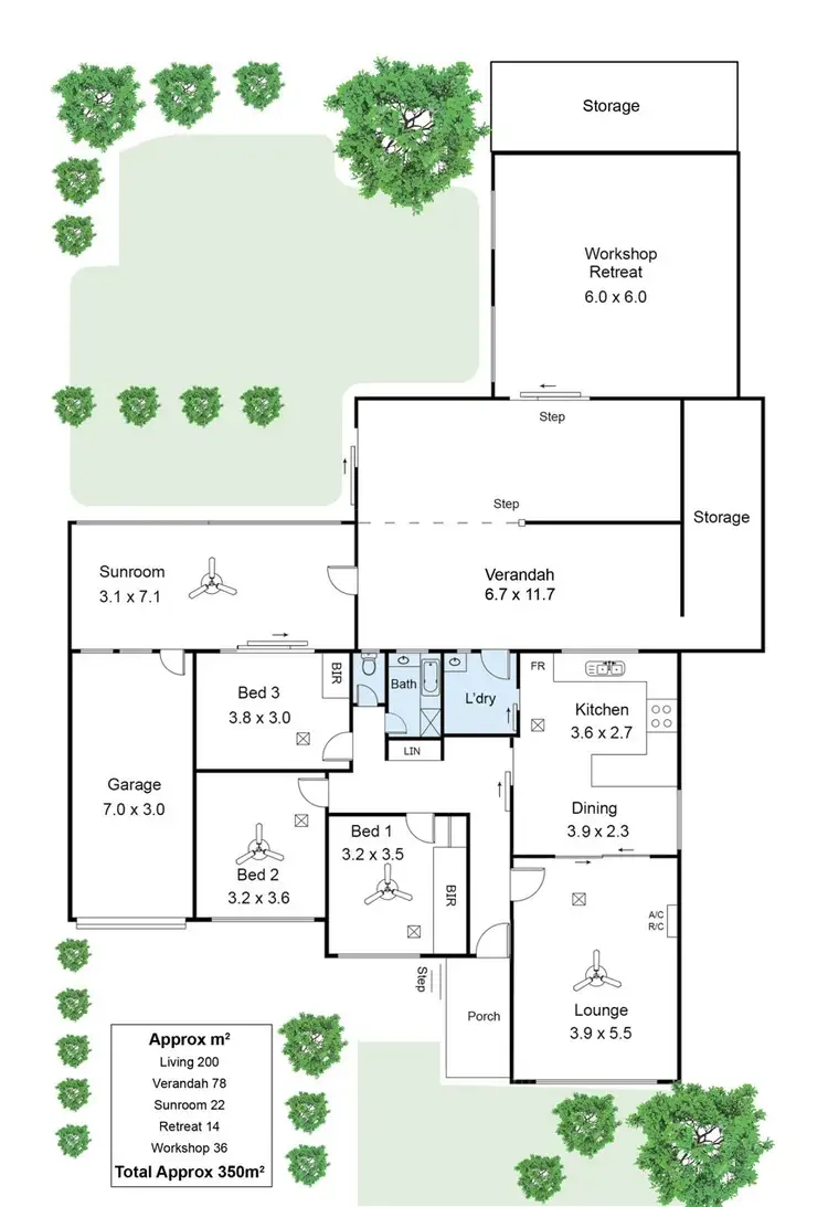 Floorplan of Homely house listing, 20 Pegasi Avenue, Hope Valley SA 5090