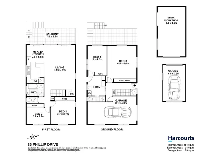 Floorplan of Homely house listing, 86 Phillip Drive, South West Rocks NSW 2431