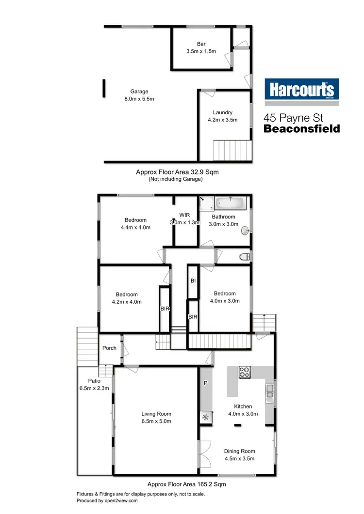 Floorplan of Homely house listing, 45 Payne Street, Beaconsfield TAS 7270