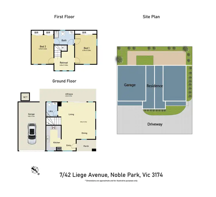 Floorplan of Homely unit listing, 7/42 Liege Avenue, Noble Park VIC 3174