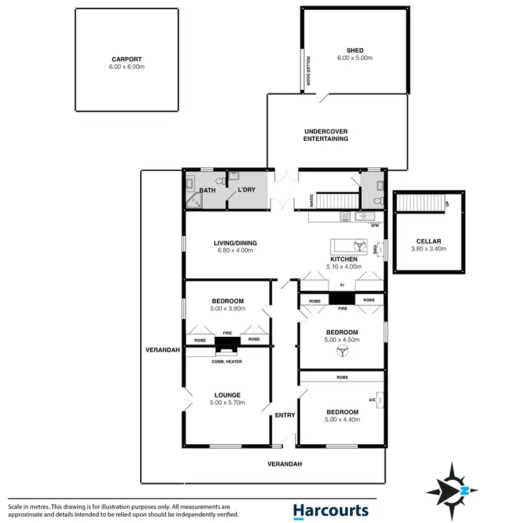 Floorplan of Homely house listing, 7 Stuart Street, Victor Harbor SA 5211