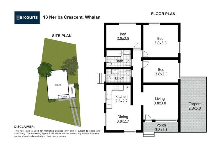 Floorplan of Homely house listing, 13 Neriba Crescent, Whalan NSW 2770