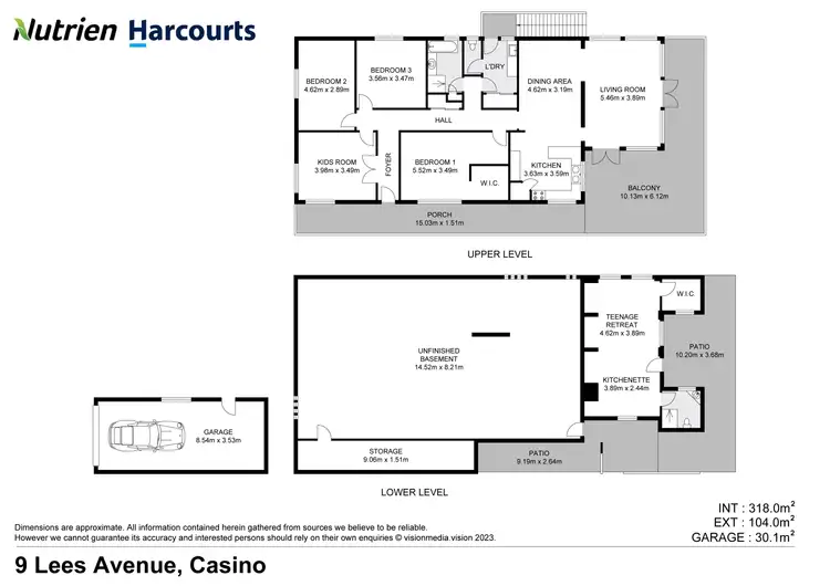 Floorplan of Homely house listing, 9 Lees Avenue, Casino NSW 2470