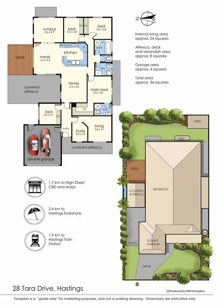 Floorplan of Homely house listing, 28 Tara Drive, Hastings VIC 3915