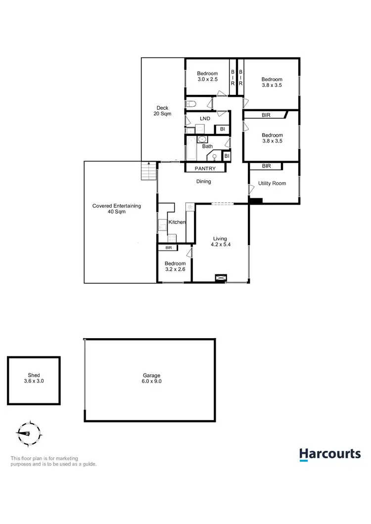 Floorplan of Homely house listing, 11 Vicary Place, Rokeby TAS 7019