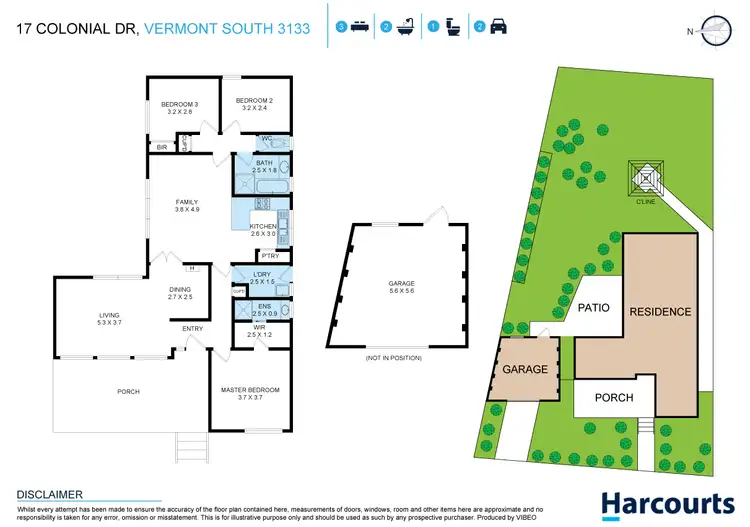 Floorplan of Homely house listing, 17 Colonial Drive, Vermont South VIC 3133