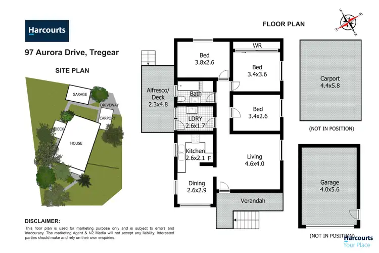 Floorplan of Homely house listing, 97 Aurora Drive, Tregear NSW 2770