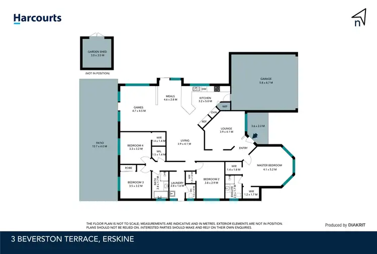 Floorplan of Homely house listing, 3 Beverston Terrace, Erskine WA 6210