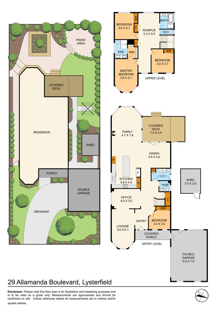 Floorplan of Homely house listing, 29 Allamanda Boulevard, Lysterfield VIC 3156