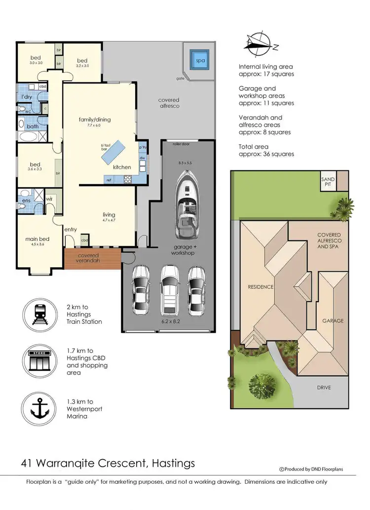 Floorplan of Homely house listing, 41 Warranqite Crescent, Hastings VIC 3915