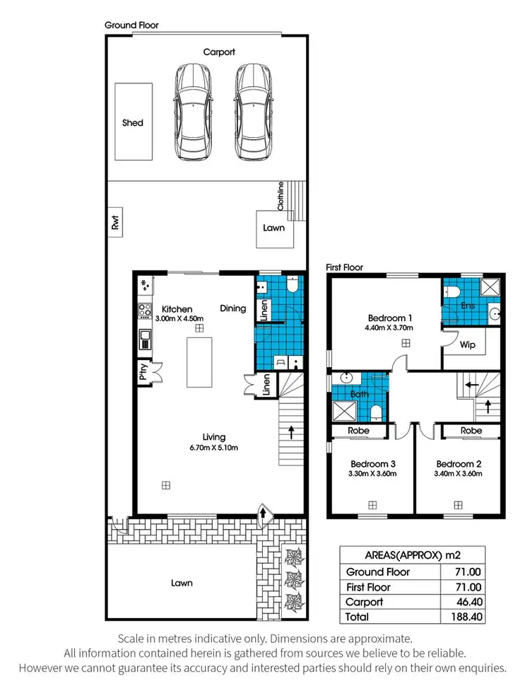 Floorplan of Homely house listing, 40 Prow Drive, Seaford Meadows SA 5169