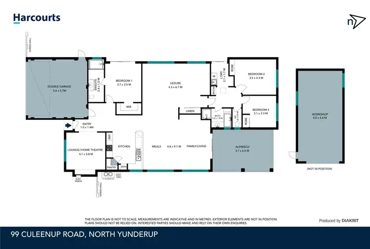 Floorplan of Homely house listing, 99 Culeenup Road, North Yunderup WA 6208