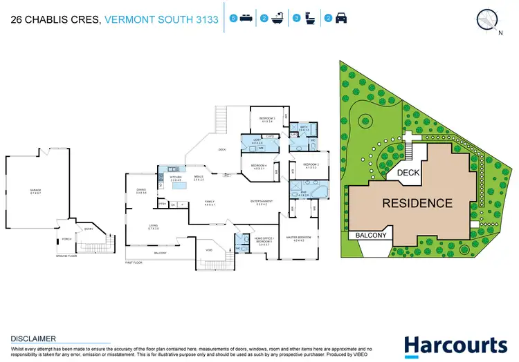 Floorplan of Homely house listing, 26 Chablis crescent, Vermont South VIC 3133