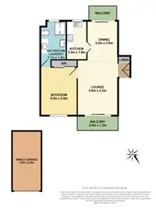 Floorplan of Homely unit listing, 6/118 Manning Street, Kiama NSW 2533