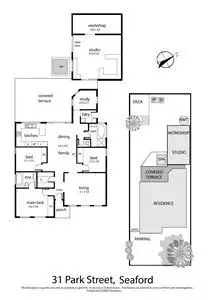 Floorplan of Homely house listing, 31 Park Street, Seaford VIC 3198