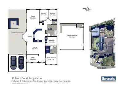 Floorplan of Homely house listing, 11 Fawn Court, Langwarrin VIC 3910