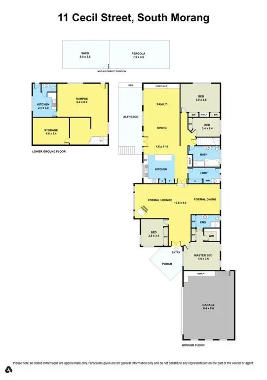Floorplan of Homely house listing, 11 Cecil Court, South Morang VIC 3752