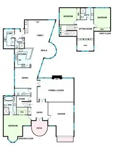 Floorplan of Homely house listing, 1 The Court, Lake Wendouree VIC