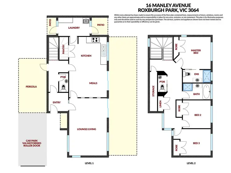 Floorplan of Homely house listing, 16 Manley Ave, Roxburgh Park VIC 3064