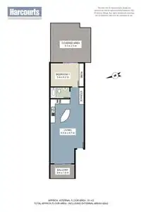 Floorplan of Homely unit listing, 304/448 Boundary Street, Spring Hill QLD 4000