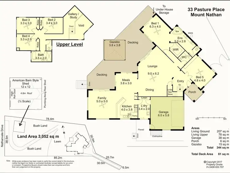 Floorplan of Homely house listing, 33 Pasture Place, Mount Nathan QLD 4211