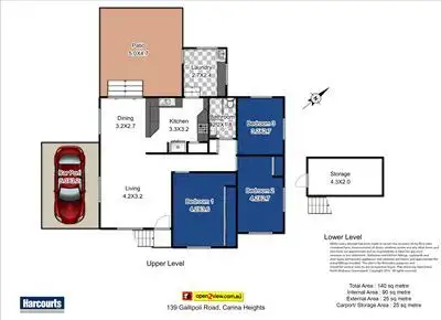 Floorplan of Homely house listing, 139 Gallipoli Road, Carina Heights QLD 4152