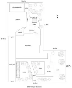 Floorplan of Homely house listing, 4 Trevorten Avenue, Glenunga SA 5064
