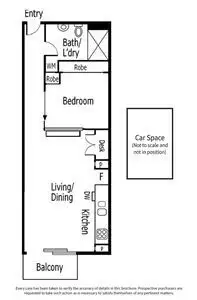 Floorplan of Homely apartment listing, 106/16 Liverpool Street, Melbourne VIC 3000