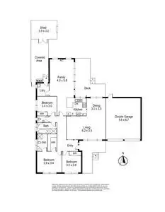 Floorplan of Homely house listing, 22 Merryn Grove, Wantirna South VIC 3152