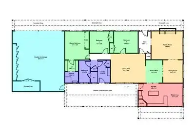 Floorplan of Homely house listing, 68 Red Streak Road, Creswick VIC 3363