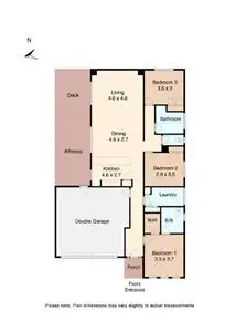 Floorplan of Homely house listing, 7 Megan Street, Miners Rest VIC 3352