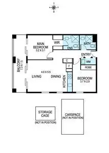 Floorplan of Homely house listing, 14/1295 Toorak Road, Camberwell VIC 3124