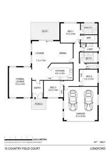 Floorplan of Homely house listing, 15 Country Field Court, Longford TAS 7301