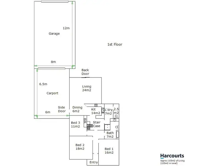 Floorplan of Homely house listing, 33 Graham Avenue, Wangaratta VIC 3677
