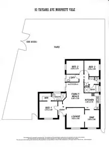 Floorplan of Homely house listing, 93 Taylors Avenue, Morphett Vale SA 5162