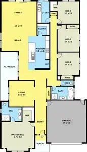 Floorplan of Homely house listing, 8 Burrell Way, Mernda VIC 3754