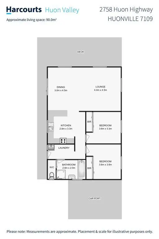Floorplan of Homely house listing, 2758 Huon Highway, Huonville TAS 7109
