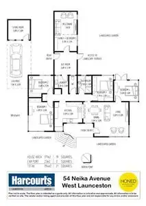 Floorplan of Homely house listing, 54 Neika Ave, West Launceston TAS 7250