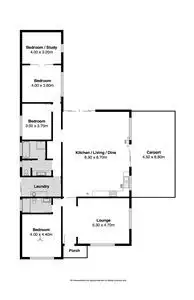 Floorplan of Homely house listing, 7 Ness Street, Goolwa Beach SA 5214