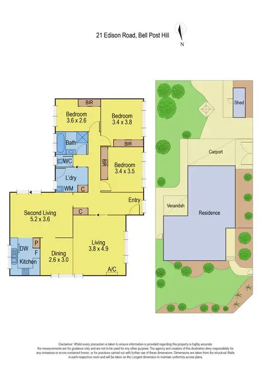 Floorplan of Homely house listing, 21 Edison Road, Bell Post Hill VIC 3215