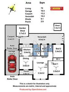 Floorplan of Homely unit listing, 3/4 Wright Street, Gawler SA 5118