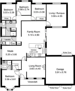 Floorplan of Homely house listing, 194 Excelsior Parade, Hindmarsh Island SA 5214
