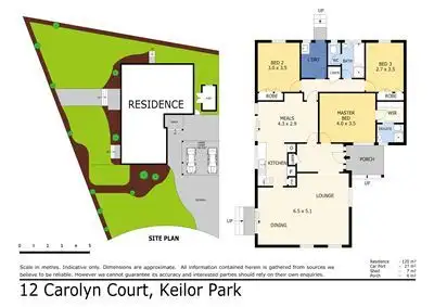 Floorplan of Homely house listing, 12 Carolyn Court, Keilor Park VIC 3042