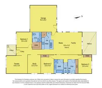 Floorplan of Homely house listing, 18 Barnong Way, Lara VIC 3212