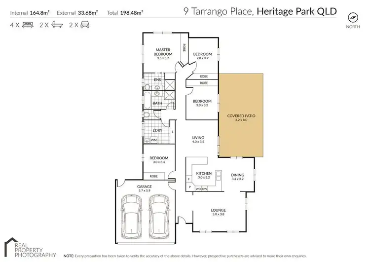 Floorplan of Homely house listing, 9 Tarrango Place, Heritage Park QLD 4118