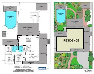 Floorplan of Homely house listing, 22 Duval Drive, Morphett Vale SA 5162
