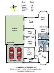 Floorplan of Homely house listing, 16 Twenty Fifth Street, Gawler South SA 5118