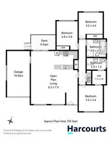Floorplan of Homely house listing, 35 Brookston Drive, Mornington TAS 7018