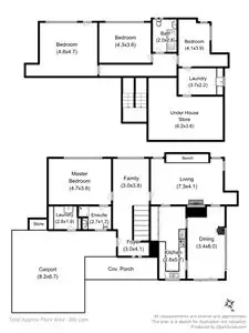 Floorplan of Homely house listing, 61 Karoola Road, Lindisfarne TAS 7015